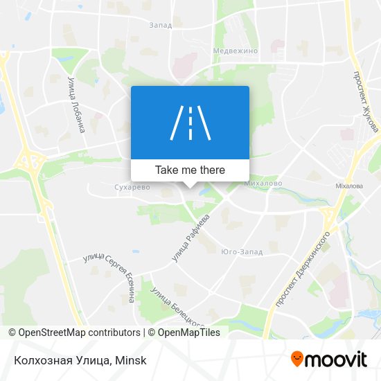 Колхозная Улица map
