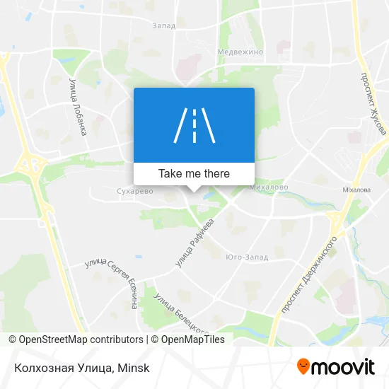 Колхозная Улица map
