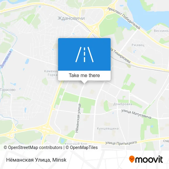 Нёманская Улица map
