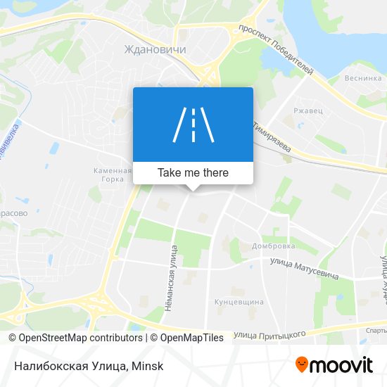 Налибокская Улица map