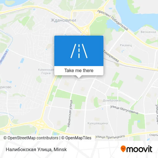 Налибокская Улица map