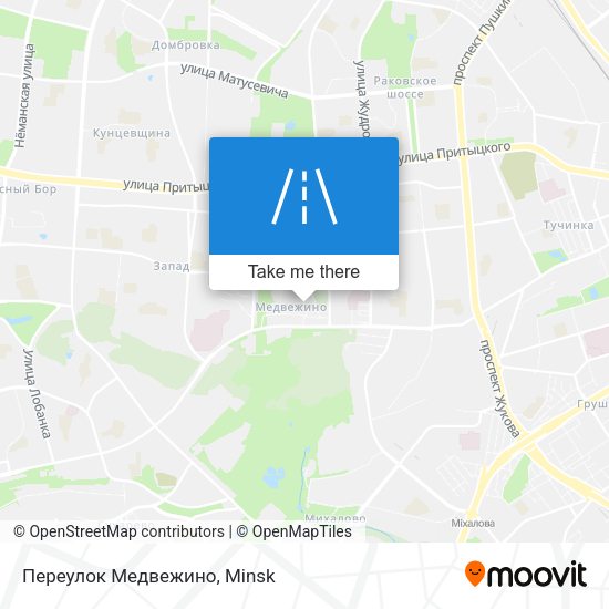 Переулок Медвежино map