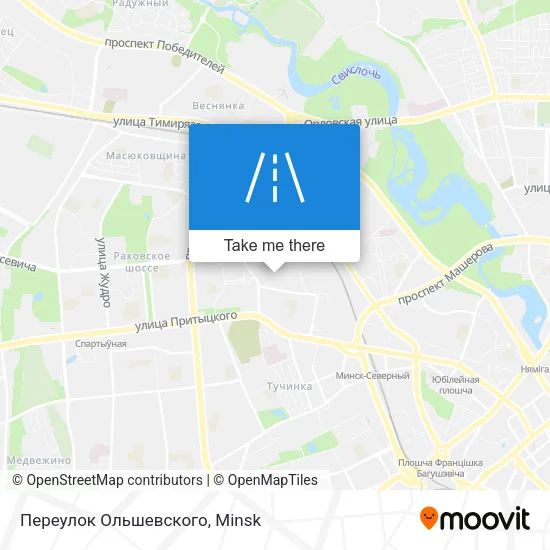 Переулок Ольшевского map