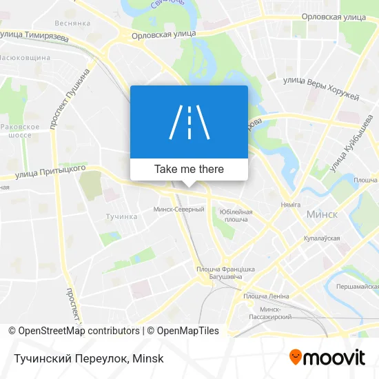 Тучинский Переулок map