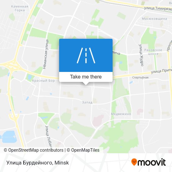 Улица Бурдейного map