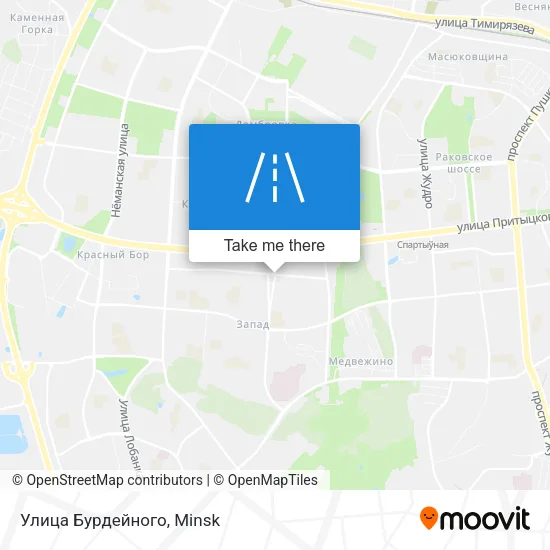 Улица Бурдейного map