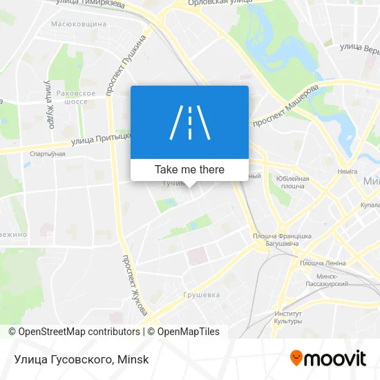 Улица Гусовского map