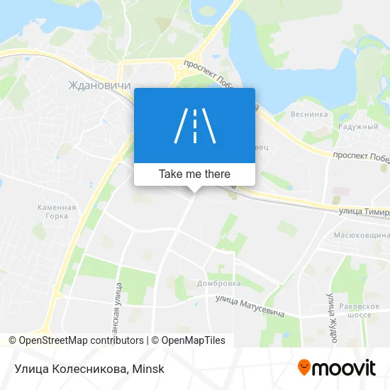 Улица Колесникова map