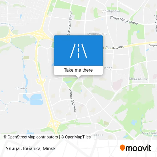 Улица Лобанка map