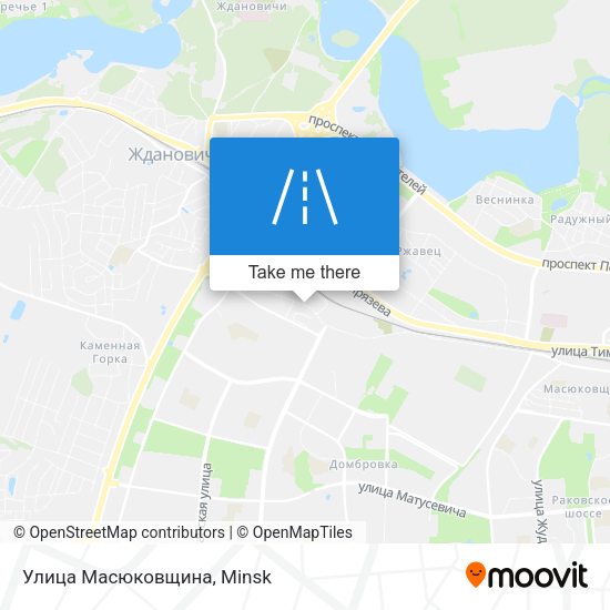 Улица Масюковщина map