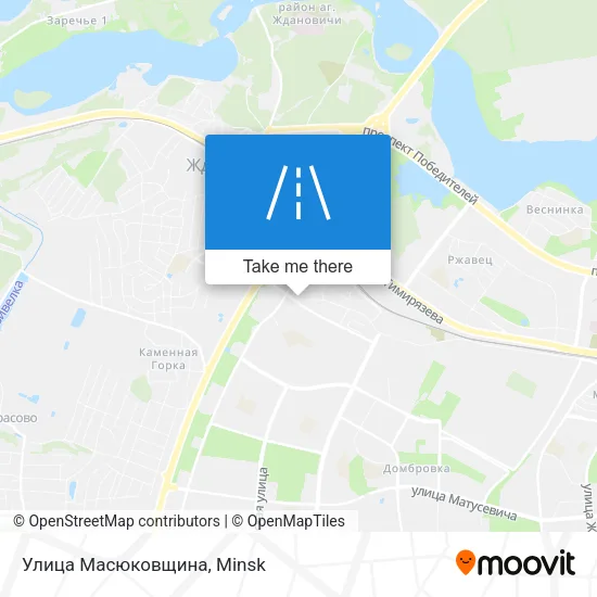 Улица Масюковщина map