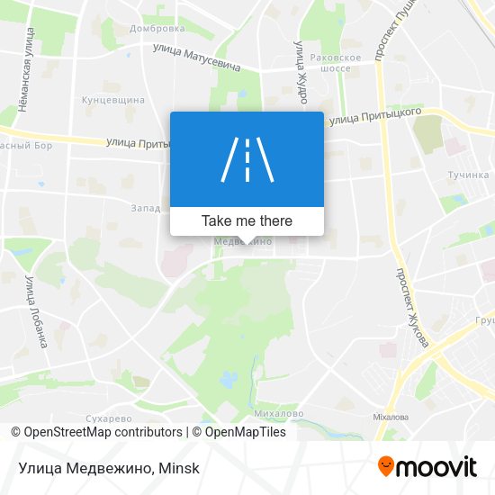 Улица Медвежино map