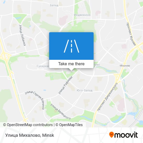 Улица Михалово map