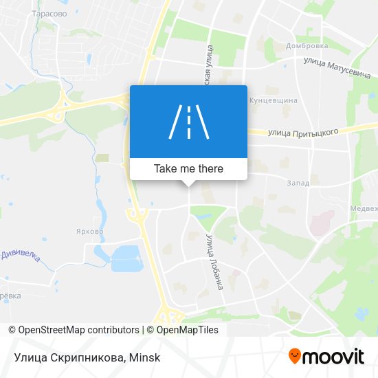 Улица Скрипникова map