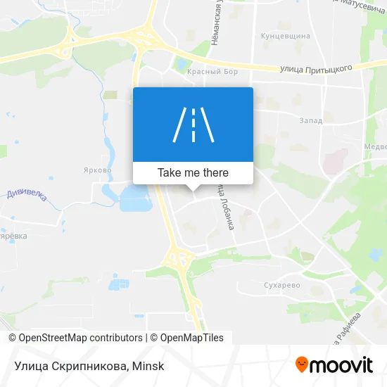 Улица Скрипникова map