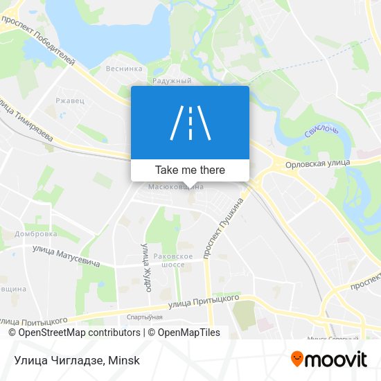 Улица Чигладзе map