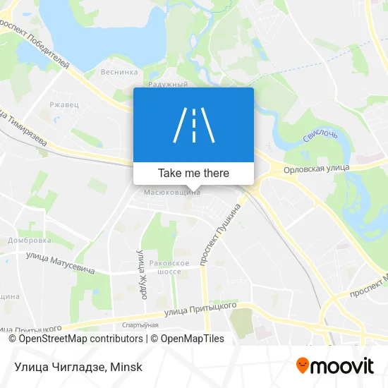 Улица Чигладзе map