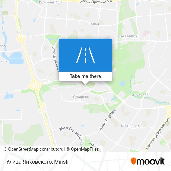 Улица Янковского map
