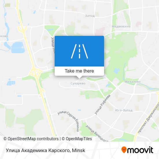 Улица Академика Карского map