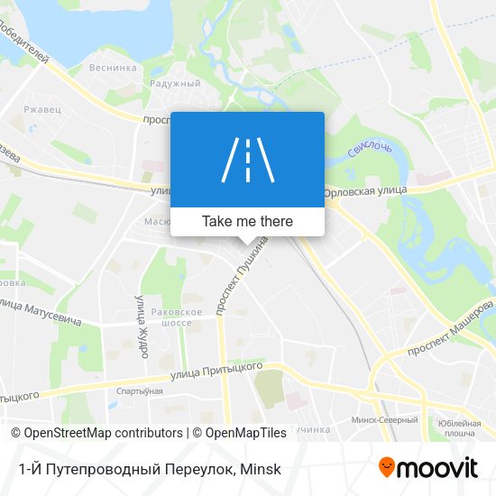 1-Й Путепроводный Переулок map