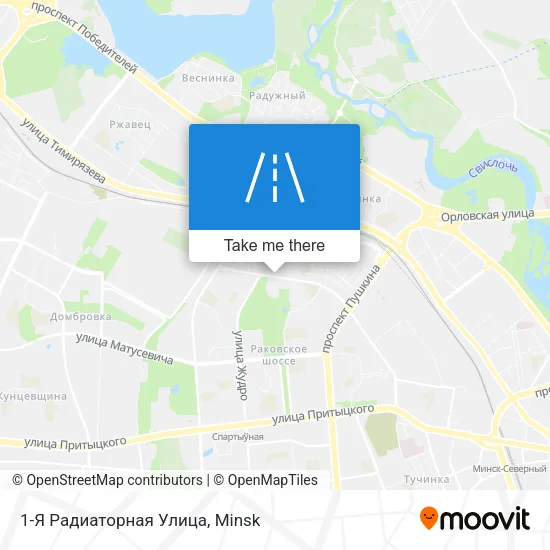 1-Я Радиаторная Улица map