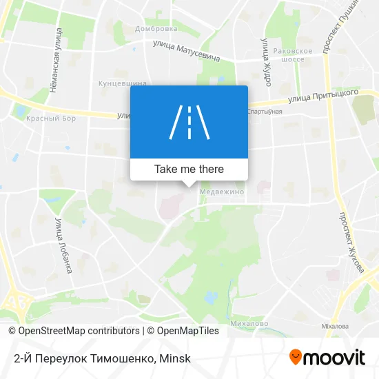 2-Й Переулок Тимошенко map