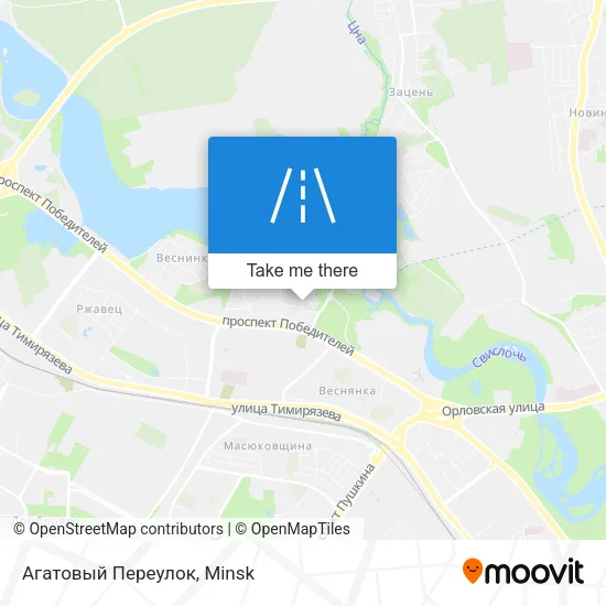 Агатовый Переулок map