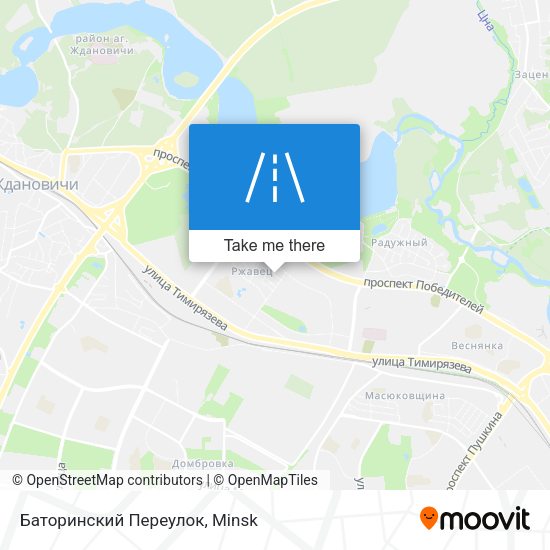 Баторинский Переулок map
