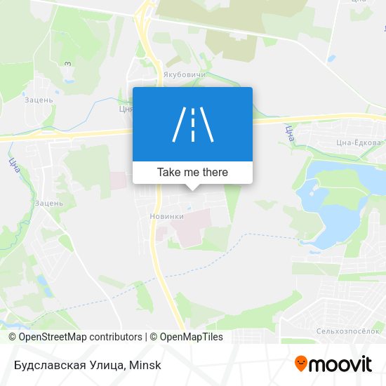 Будславская Улица map