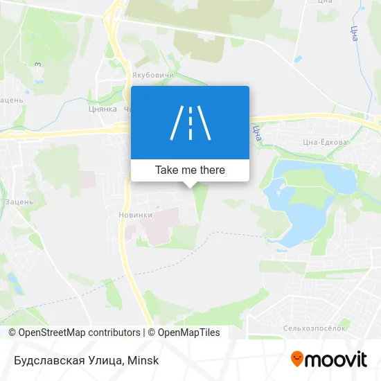 Будславская Улица map