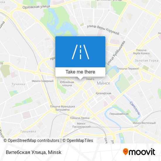 Витебская Улица map