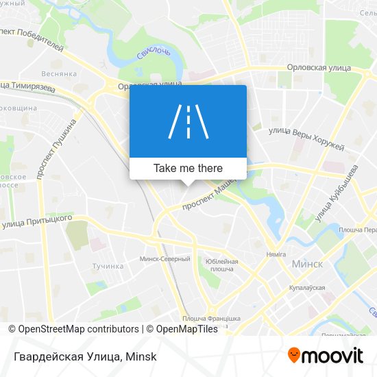 Гвардейская Улица map