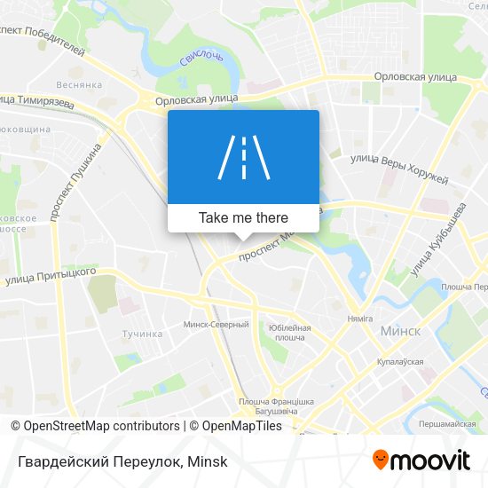 Гвардейский Переулок map