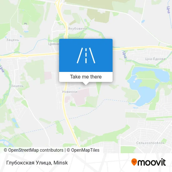 Глубокская Улица map