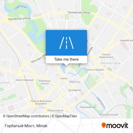Горбатый Мост map