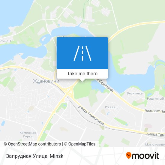 Запрудная Улица map