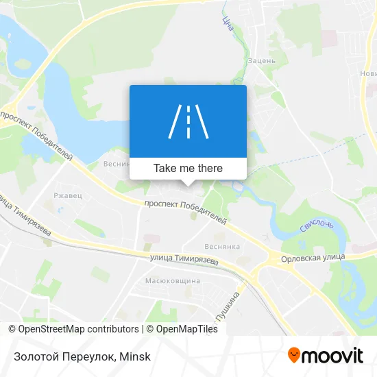 Золотой Переулок map