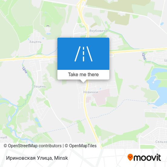 Ириновская Улица map