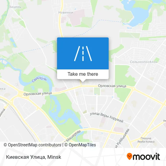 Киевская Улица map