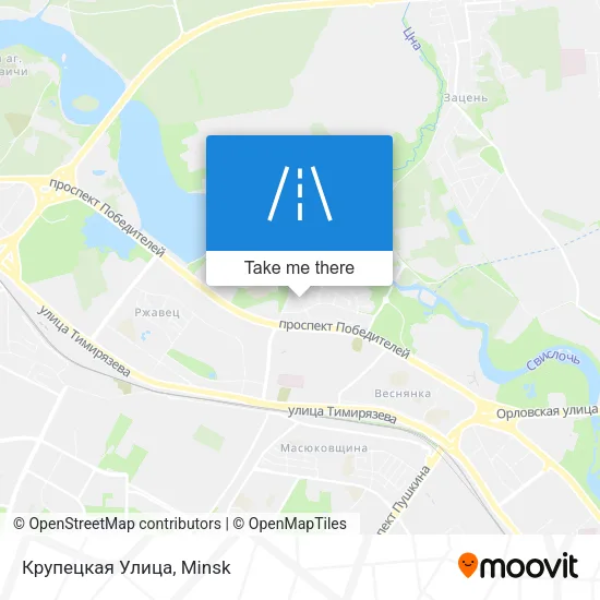 Крупецкая Улица map