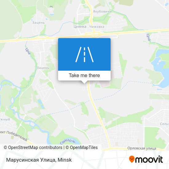Марусинская Улица map