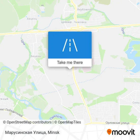 Марусинская Улица map