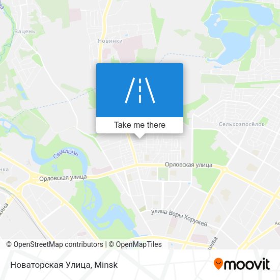 Новаторская Улица map