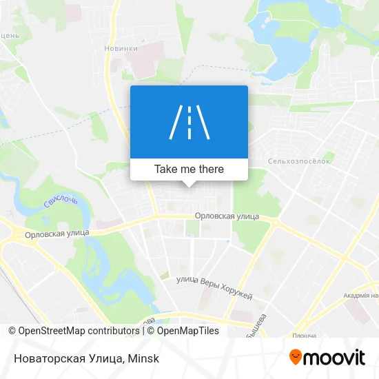 Новаторская Улица map
