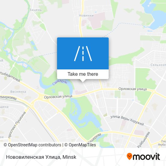 Нововиленская Улица map