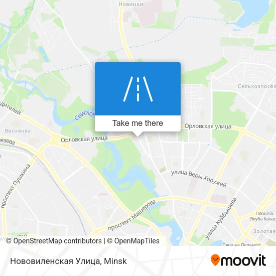 Нововиленская Улица map