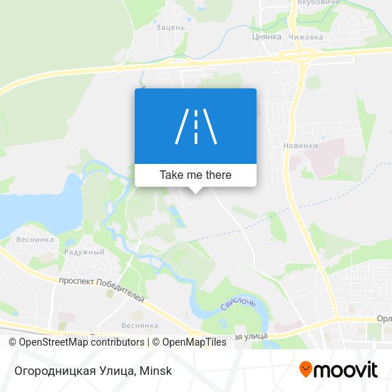 Огородницкая Улица map