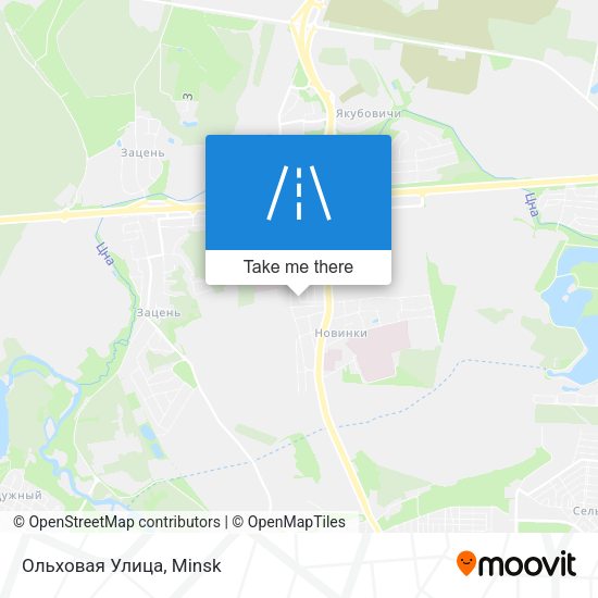 Ольховая Улица map