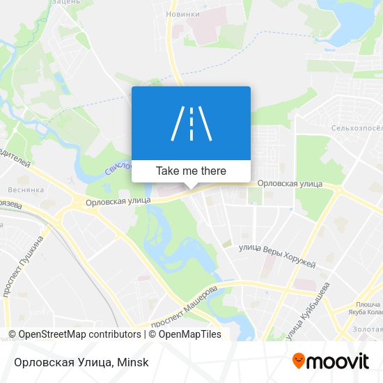 Орловская Улица map