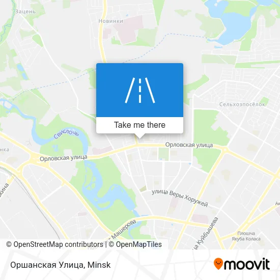 Оршанская Улица map